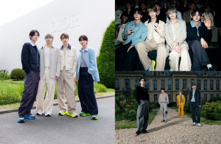 TXT, 지난 6월 파리 패션위크 참석