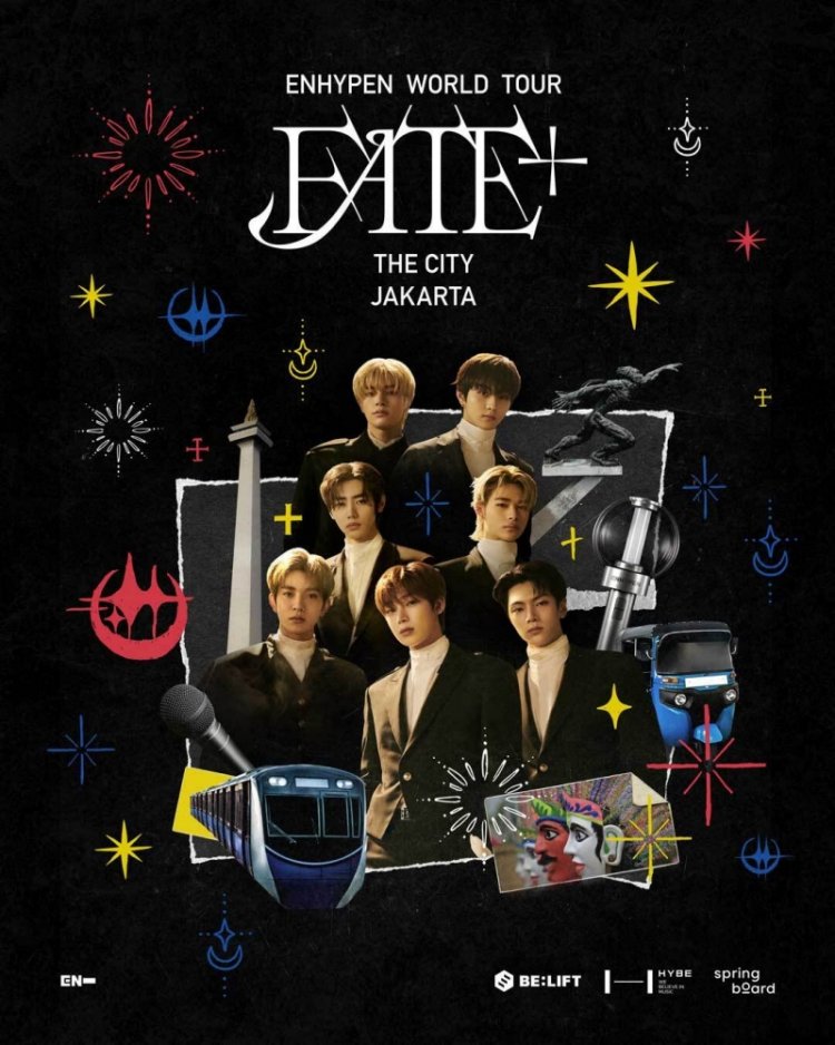 엔하이픈 첫 '더 시티' 개최… 정규 2집 컴백한 엔하이픈 자카르타 콘서트 맞아 자카르타 도심 곳곳서 8월 9일부터 한 달간 개최