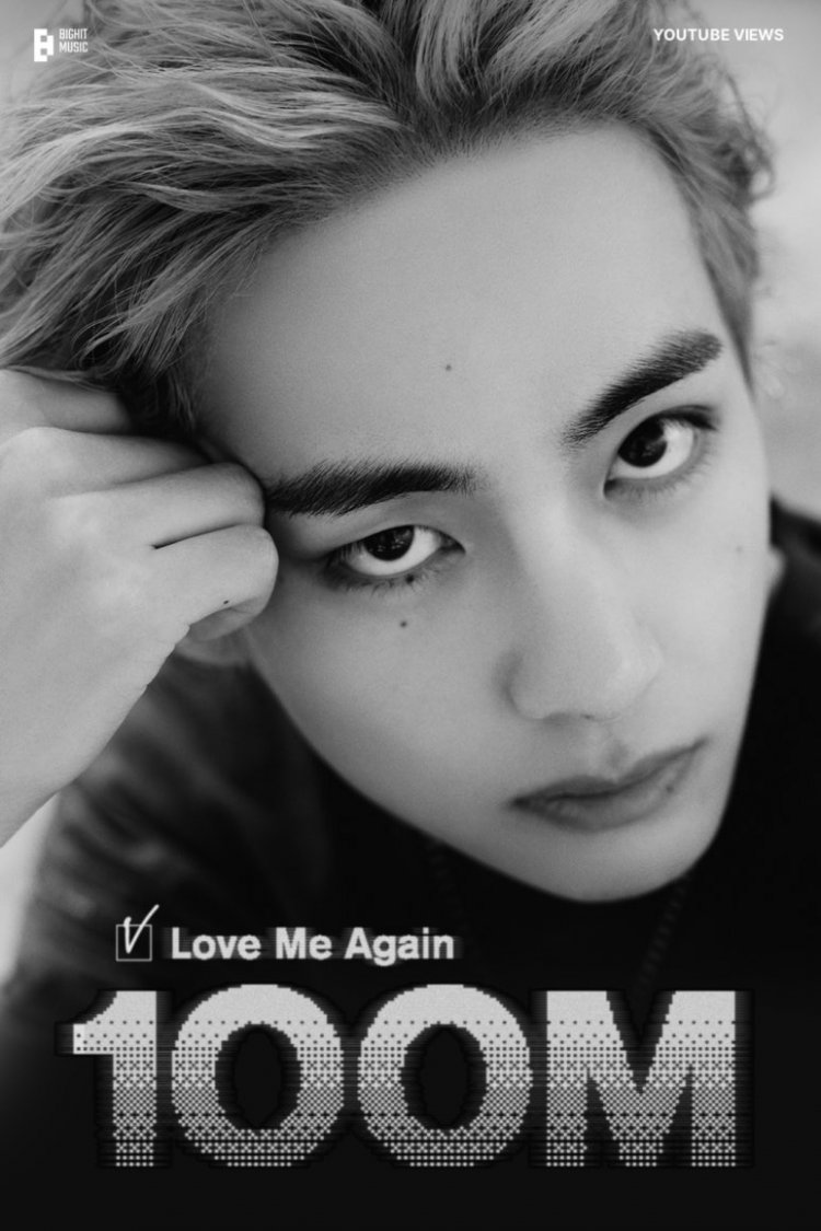 뷔 ‘Love Me Again’ 뮤직비디오 조회수 1억 뷰 돌파