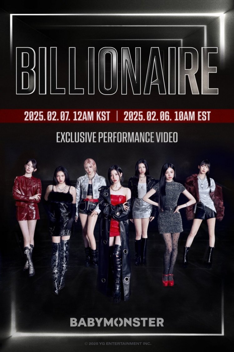 베이비몬스터, 'BILLIONAIRE' MV 7일 공개 확정